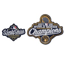 2026 Brewers World Series Champions 2PC Embroidered MLB Patches