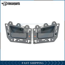Interior Door Handle Front 2x Left Right For 2005-11 Jeep Grand Cherokee Gray
