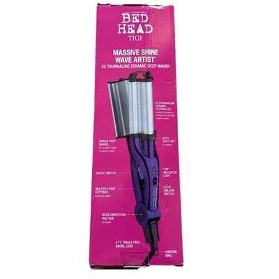 Bed Head Wave Artist Ceramic Hair iron Waver Beachy style salon home house Open
