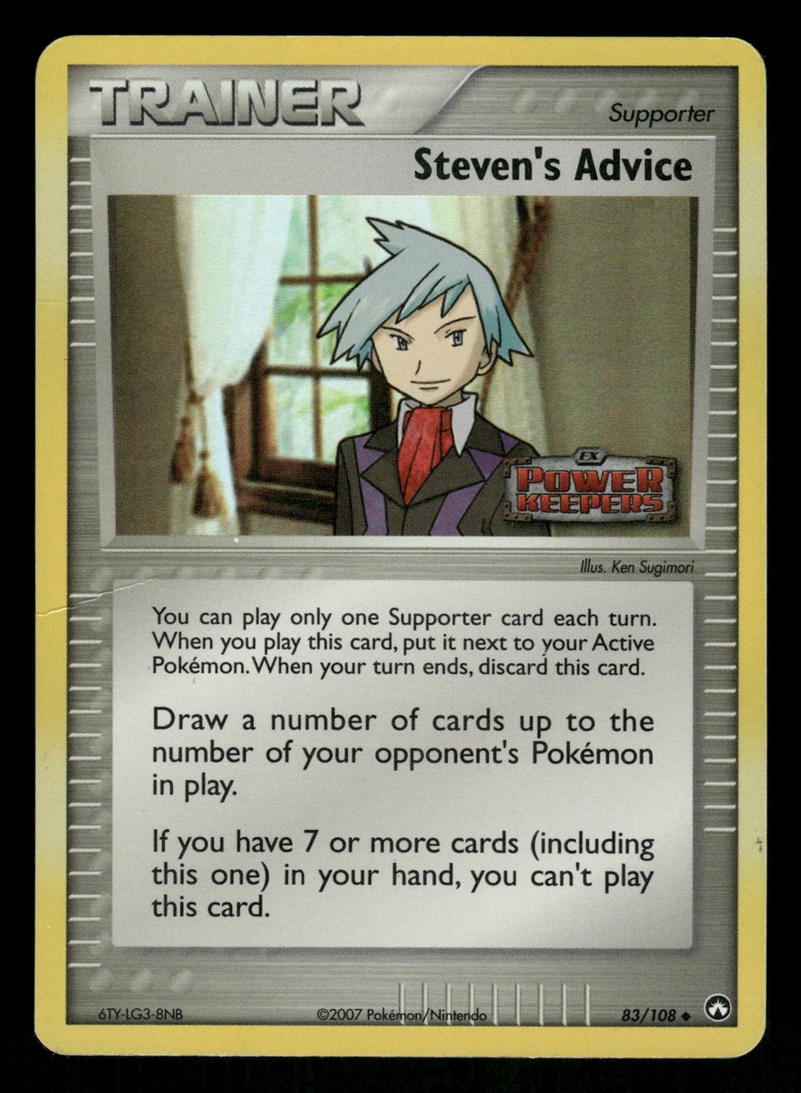 Steven's Advice Pokémon TCG Cards for sale | eBay