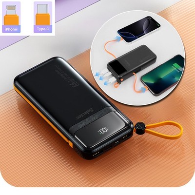 50000mAh Powerbank 66W Schnellladegerät Externer Batterie Ladegerät für Handy