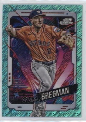 2024 Topps Cosmic Chrome Aqua Equinox Refractor 92/199 Alex Bregman #190 1d8u