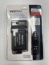 VIVITAR 3-in-1 HOME DC-Car Charger Li-Ion BATTERY 4 Canon Digital Camera LP-E17