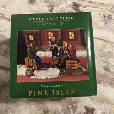 Dept. 56 Pine Isles Campfire Melodies Retired Simple Traditions With Box