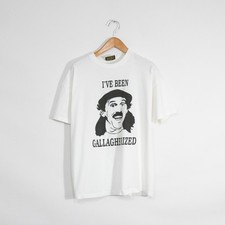 Vintage 90s Gallagher Comedian T Shirt XL - Gallagherized Signed Single Stitch