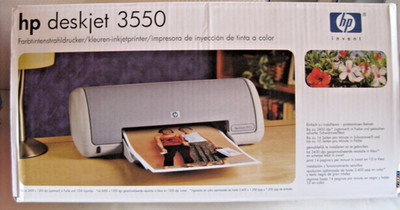 hp deskjet 3550 colour inkjet printer new
