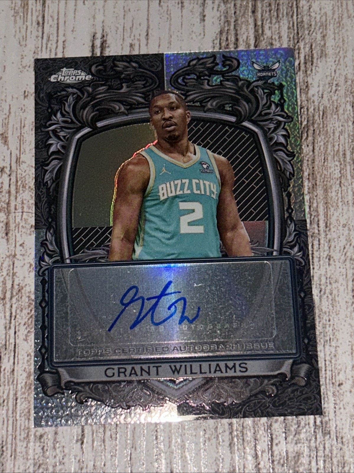 2025-26 Topps Chrome Grant Williams Signature Style Refractor Auto #SS-GW CHA