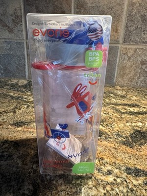 Evorie Tritan Kid's Water Bottle for School, 13 oz BPA free, Leak Proof