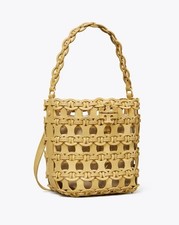TORY BURCH Mcgraw Die-Cut Small Bucket Bag