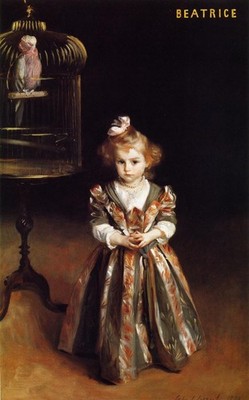 John Sargent Beatriice Goelet 1890 17''x 22'' Archival Art Print