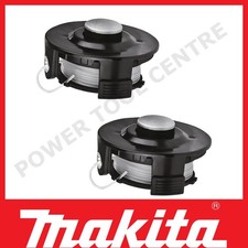 2 x Makita Grass Trimmer Spool 6m Line Metal Bump Head DUR181Z DUR193Z DUR180