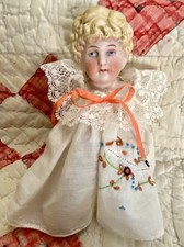 6 German All Bisque Antique Doll, Very Pretty One