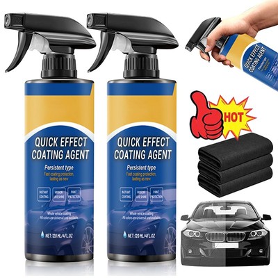 Car Coating Spray,Quick Effect Coating Agent,Car Scratch Wax Polish Spray Liquid