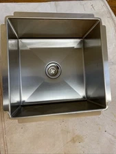 Julien 12”x12”x7” Undermount Stainless Steel Single Bowl Kitchen Bar Sink 003923