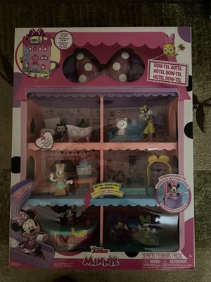 Disney Junior Minnie Mouse Bow-Tel Hotel Lights Sound 2 Sided New Ships Fast
