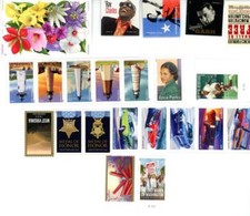 UNITED STATES 25 DIFFERENT 2013 FOREVER STAMPS LOT 3051 