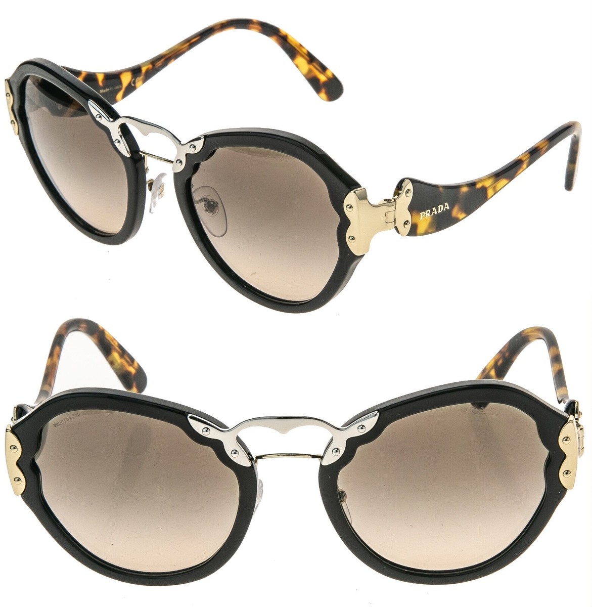 PRADA WANDERER PR09TS Black Brown Havana Fashion Limited