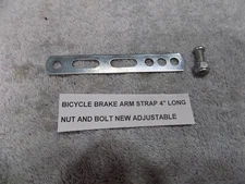 BICYCLE COASTER BRAKE ARM STRAP AND NUT NEW BENDIX NEW DEPARTURE SCHWINN  #101