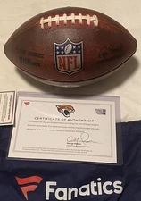 Game Used Football Trevor Lawrence Jacksonville Jaguars VS Houston Texans9/24/23