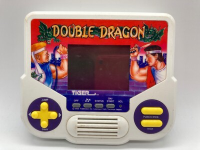 Vintage Double Dragon Tiger Electronic Game Handheld 1988 GETESTET FUNKTIONIERT