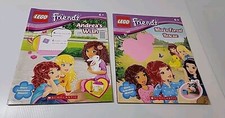 Lego Friends 2 Picture Book Lot Scholastic Andrea's Wish Mia's Forest Rescue
