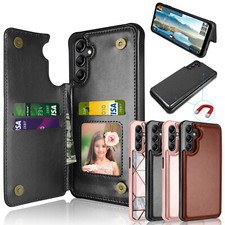 For Samsung Galaxy A03S A15 A14 A53 A54 5G Phone Case Leather Wallet Phone Cover
