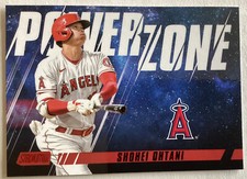 2022 Stadium Club SHOHEI OHTANI Power Zone Red Foil SP #PZ-9  Angels