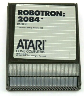 ROBOTRON: 2084 (Atari 400/800/XL/XE, 1983) By Atari (Cartridge only) NTSC #1