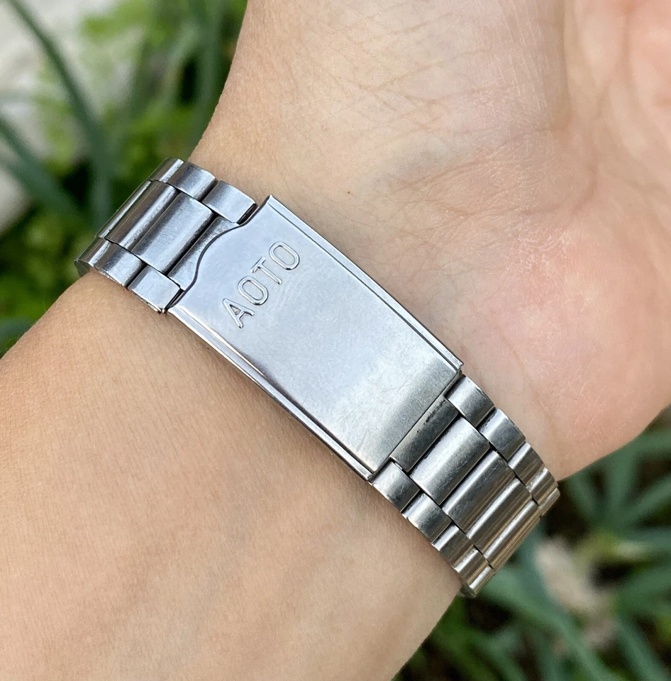 Reloj cronógrafo vintage Golana Landeron 248 38 mm acero inoxidable esfera panda Foto 4 de 4