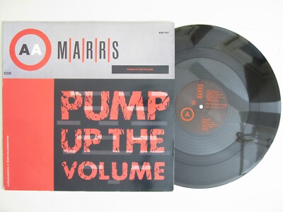 M|A|R|R|S   Pump Up The Volume 12'' Single Vinyl Breaks House DE 1987 VG+ clean
