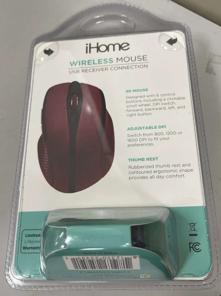 New iHome Wireless Mouse for Mac & PC Windows New - Image 2 of 4