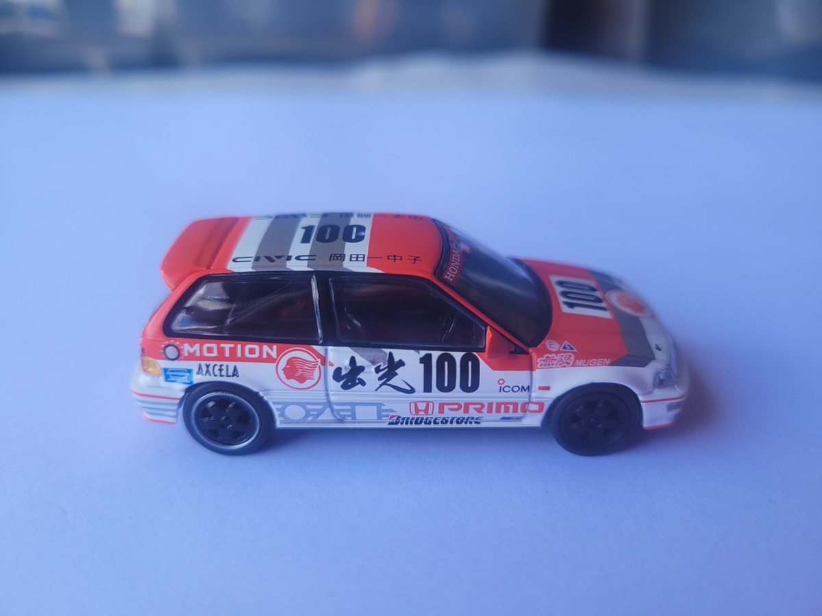 イノモデル　inno64 IDEMITSU HONDA CIVIC EF9 Unboxing INNO64 HONDA CIVIC EF9 IDEMITSU MOTION TEMPLE
