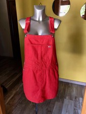 jolie robe en jeans denim rouge TOMMY HILFIGER taille L COMME NEUVE