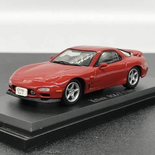 Mini Car Mazda Efini RX-7 1991 Red 1/43 Scale Box Display Diecast Vol 78