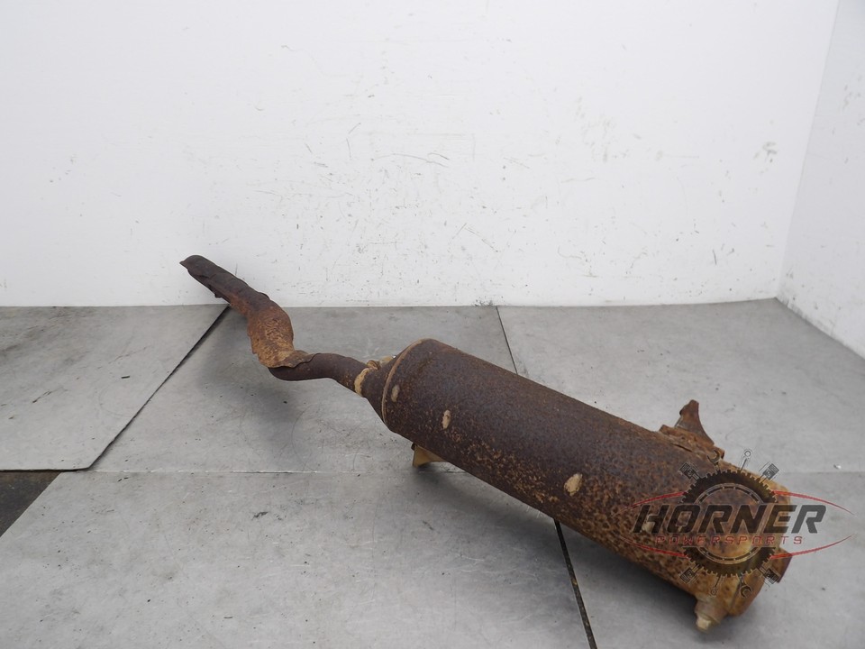 2017 HONDA RANCHER 420 TRX420FM1 4X4 OEM EXHAUST PIPE MUFFLER SLIP ON