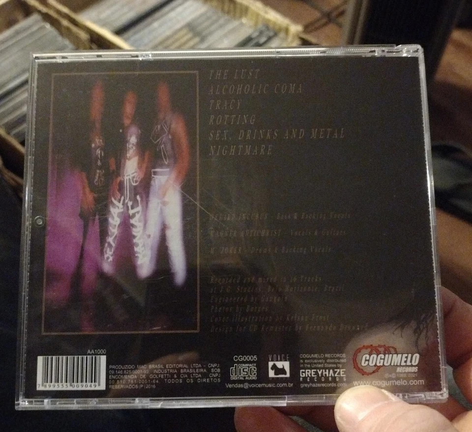 Sarcofago - Rotting New CD + DVD Brazil Death Metal, Imported Foto 2 de 2