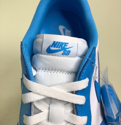 Nike Air Jordan 1 Low SB UNC White Blue Koston Shoes Mens Size 8