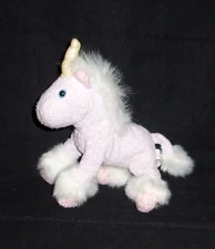 VTG RUSS BERRIE PURPLE UNICORN SUNDANCER 6" PLUSH STUFFED ANIMAL BEAN BAG