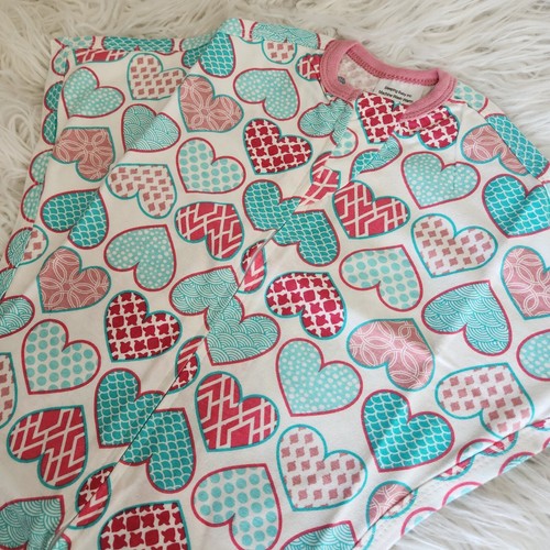 SLEEPING BABY Zipadee-Zip Sleeping Sack Cotton 3M-6M Extra Small Hearts NEW - Picture 9 of 15