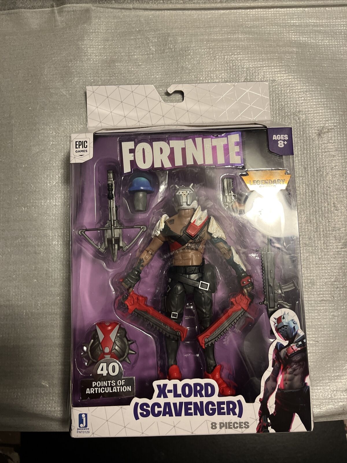 FORTNITE 6 inch loose figure X-LORD XLORD POST APOCALYPTIC legendary  jazwares J4