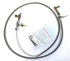 Kick Down Cable 904 Chrysler Transmission  Kit Detent  Flexible Braide Stainless