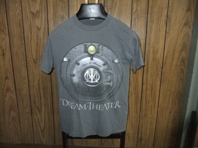 Dream Theater concert shirt 2004 Train of Thought small gray/black