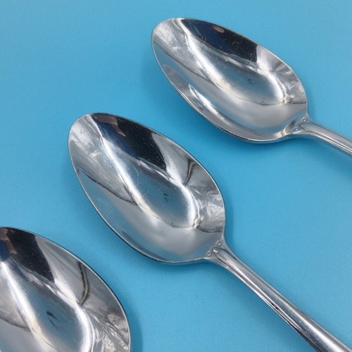 Set of 4 Oneida Astair Place Oval Soup Spoons 7 1/8" Stainless Flatware Kitchen - Picture 3 of 8