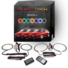 Rgb Angel Eye Led Halo Ring Kit With Rf Remote For 2004-2009 Mazda 3 Headlights Rgb Angel Eye Led Halo Ring Kit With Rf Remote For 2004-2009 Mazda 3 Headlights