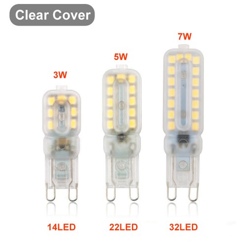 Dimmable G9 Led Corn Bulb 3W 5W 7W 110V 220V 240V 5000K 3000K 22Leds 32Leds - Picture 2 of 16