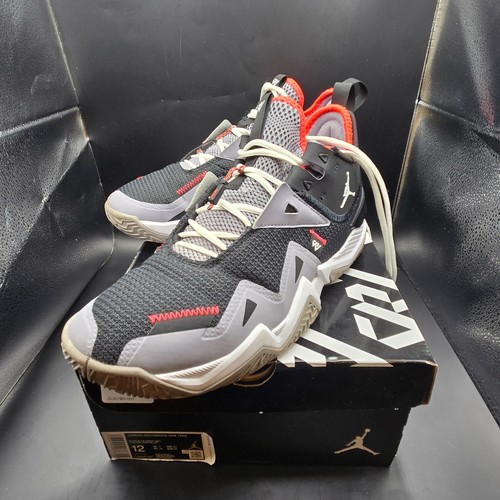 Jordan Westbrook One Take size 12 Black White Cement Fire Red Air Retro Nike Lot