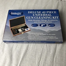 DAC Gunmaster 42 Piece Deluxe Universal Cleaning Kit in Wooden Case