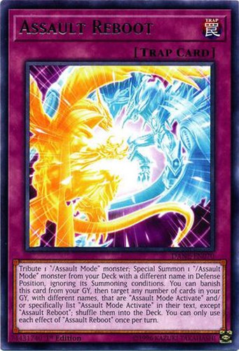 Yugioh DANE-EN070 Assault Reboot 1st Ed Rare NM