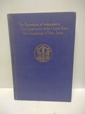 1925 Declaration Of Independence Constitution Of The United States  New Jersey