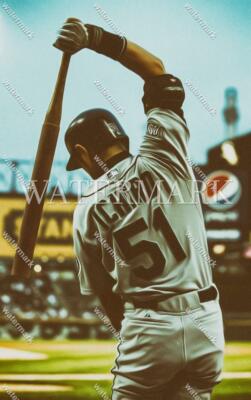 DX223 Ichiro Suzuki Seattle Mariners Warms 8x10 11x14 16x20 Oil Painting Photo